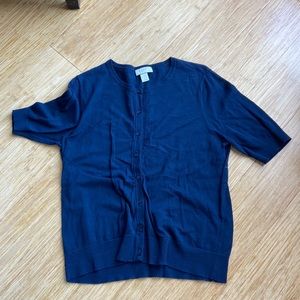 Loft outlet short sleeve cardigan